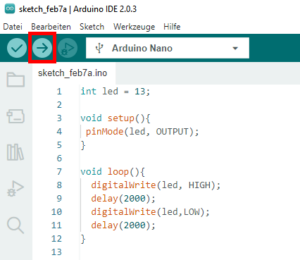 Arduino IDE Grundlagen - funduino-cube.de